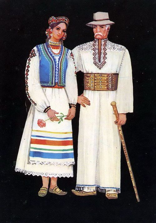 songs-of-the-east: Folk costume illustrations from different regions of Ukraine