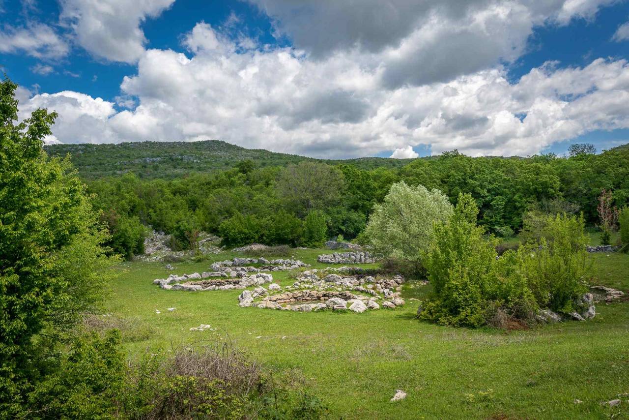 Ancient fairy wells in Croatia.