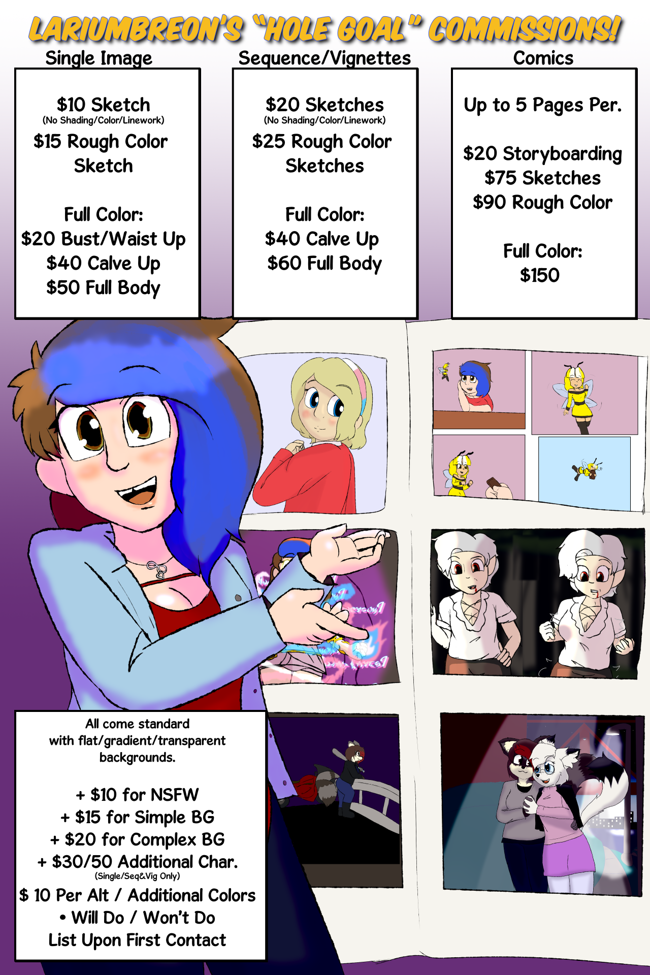 FOR HIRE] October commissions OPEN (3 slots) : r/artcommissions