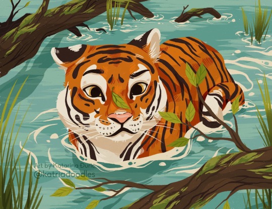 Porn katriadoodles:curious tiger | prints photos