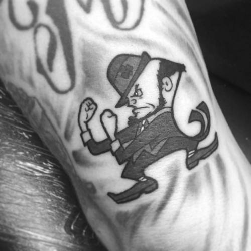 Notre Dame Fighting Irish Temporary Tattoo Sticker  OhMyTat