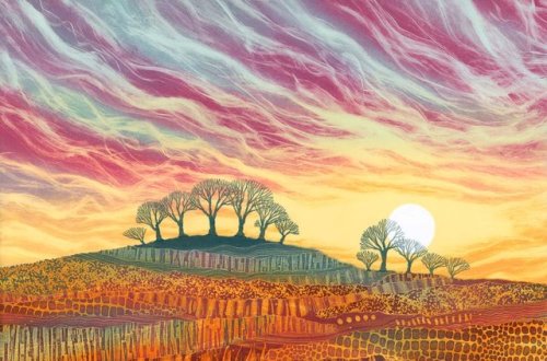 “Contemporary Northumberland artist and printmaker Rebecca Vincent” Source: @w