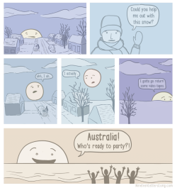 tastefullyoffensive:  [nineteenletterslong]  More like: &ldquo;Australia! Who&rsquo;s ready to BURN?!&rdquo;