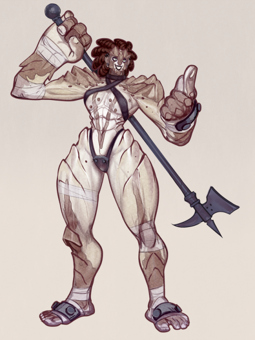 derekhetrickart: been messing around with a big goliath lady
