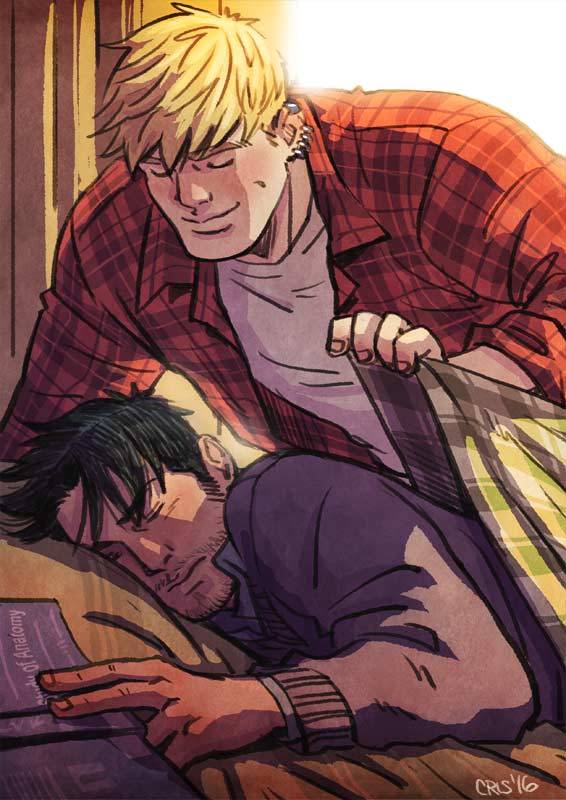 cris-art:  A color sketch of Billy and Teddy.I hope you like it! ♥