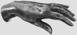 derwandelndegeist-deactivated20: A bronze cast of Empress Elisabeth’s hand, made after her death.  