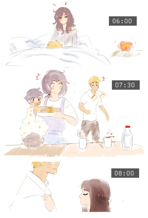 kuriquinn: yuuba:Mamahinas day bonus: naruto is bathing her befor bring her to bed adorable