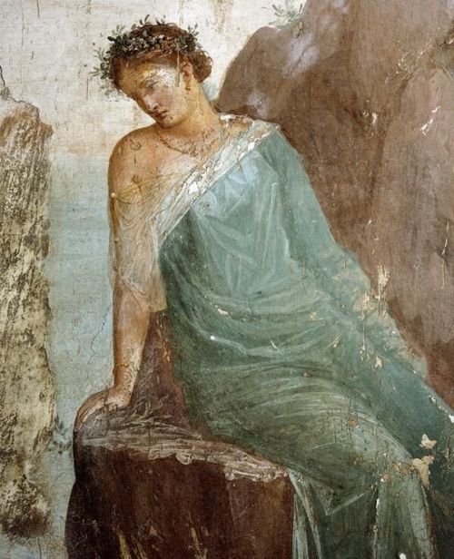 silenceforthesoul:Detail from fresco ’Death of Icarus’. The Imperial Villa