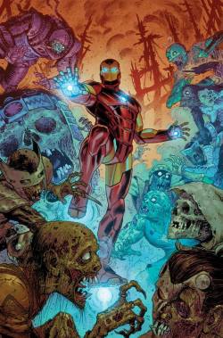 bear1na:   Iron Man variant cover by Tony Moore, colours by John Rauch * 