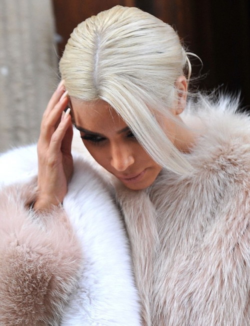 kuwkimye:Kim out in Paris - March 7, 2015