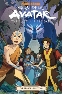 dongbufeng:  The Search, Part 2 Gene Luen Yang (W), Michael Dante DiMartino (W), Bryan Konietzko (W), and Gurihiru (A/Cover) On sale July 10FC, 80 pagesบ.99TP, 6” x 9” In search of their long-lost mother, Fire Lord Zuko and his deadly and insane