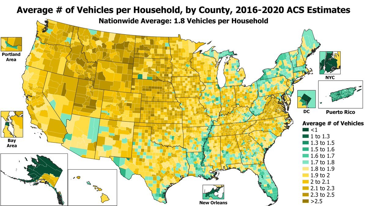 Map Of The Average Of Vehicles Per Household By Maps On The Web map-of-the-average-of-vehicles-per-household-by-maps-on-the-web