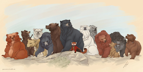 mariejacquelyn: aiwa-sensei: I was planning this one for a while now. Red pandas and Bilbo are the c