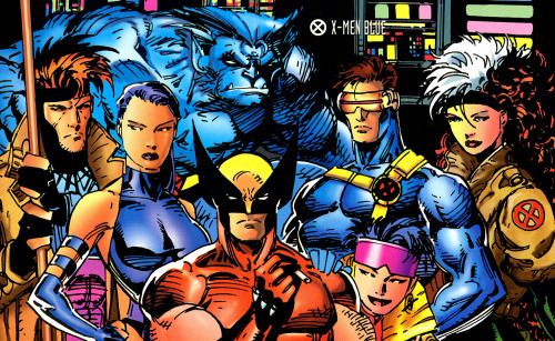 classicxmen:  X-Men Blue & Gold by Jim Lee