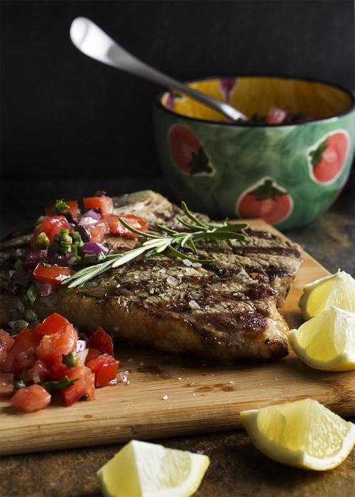 daily-deliciousness:  Grilled tuscan steak