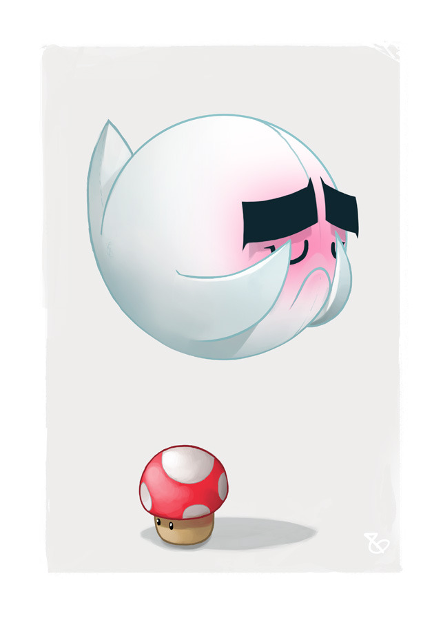 xombiedirge:  Boo Who? Series (RoBOOcop, Boo &amp; Shy Boo) by Andrew Wilson / Blog