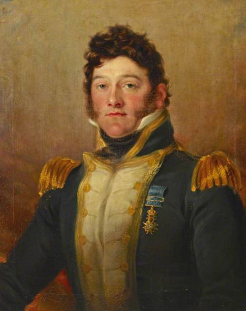 &mdash; Commander Sir Eaton Stannard Travers- British School (c.1812)