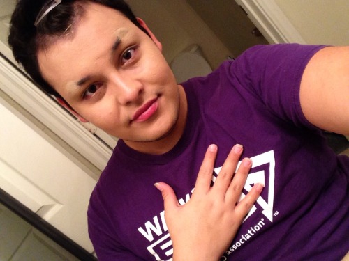 cumguzzlediva:  From boy to girl in about 2 and a half hours. Frankie to Keva Zorka. 