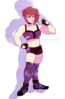 peerpressureart:  The wrestling thirst is real. @mellowmonsters did one for a thing and I wanted to draw but have zero time to participate so here’s The Void. She’s a face for the company that’s about all I know Happy Halloween. 