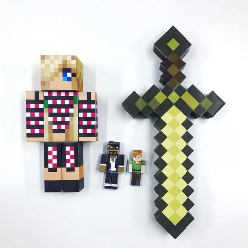 How to make Minecraft Alex papercraft 