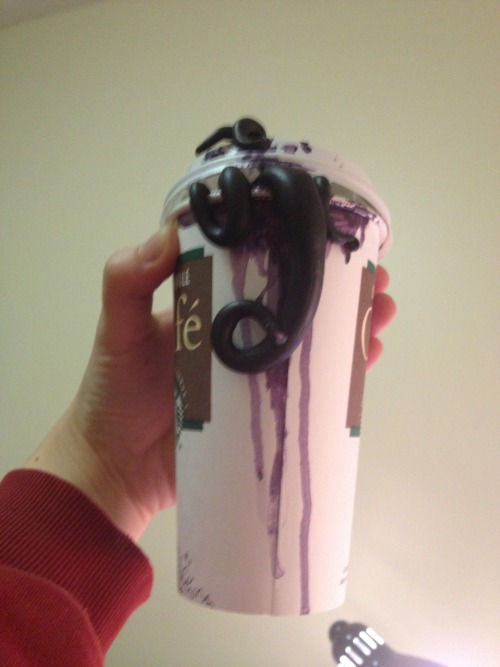 epicukulelesolo:My coffee props for my night vale intern cosplay!