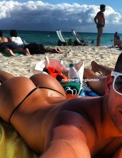 mannerthong:  > G-string on the beach