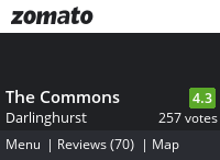 The Commons Menu, Reviews, Photos, Location and Info - Zomato