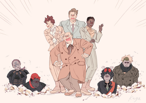 wallpaper your life with this round up of good omens art