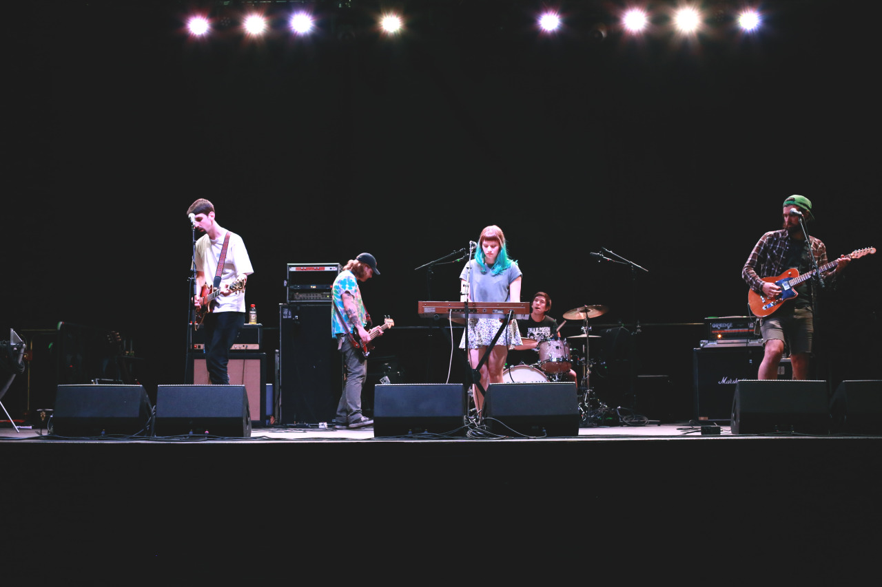 dressingcold:  Tigers Jaw soundcheck Union Transfer Philadelphia, PA 6/16/14 Photos