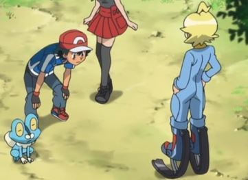 rinaskitty01:Satoshi’s totally staring at his ‘boots’… right? ;) (nevermind