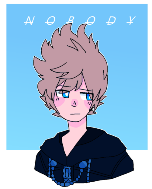 kagamemearts:  Wooooo something digital after 1000 years! Roxas because I love him lol