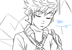 eona-art:  had a dream that Aqua went to wake Ventus up but instead it was Vanitas i’ve never drawn the emo kid before so i had to try 