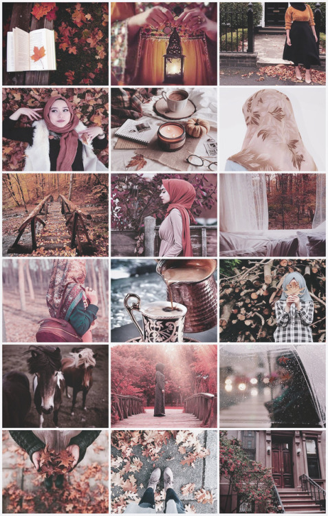 aestheticschaos: Autumn Hijab aestheticfor anon