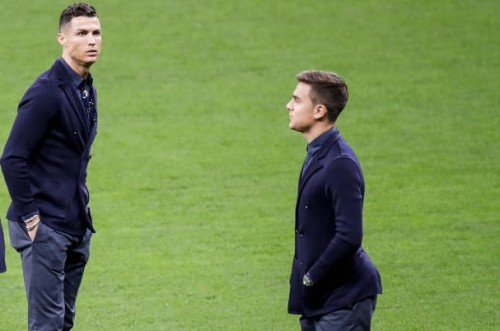 Paulo Dybala Flirting With Cristiano Ronaldo. 