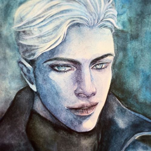 Todays watercolor doodle #vergil #dmc #devilmaycry #watercolor #art#doodle #sketchbook #drawing#illu