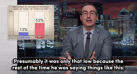 micdotcom:  Watch: John Oliver nails the difference between Clinton and Trump with