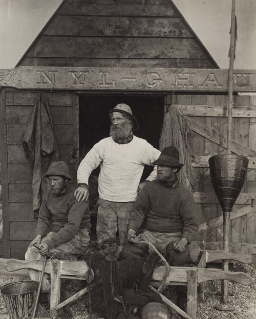 Peter Henry Emerson (English, 1856-1936) East Coast Fishermen, ca. 1886, Platinum print, Museum coll