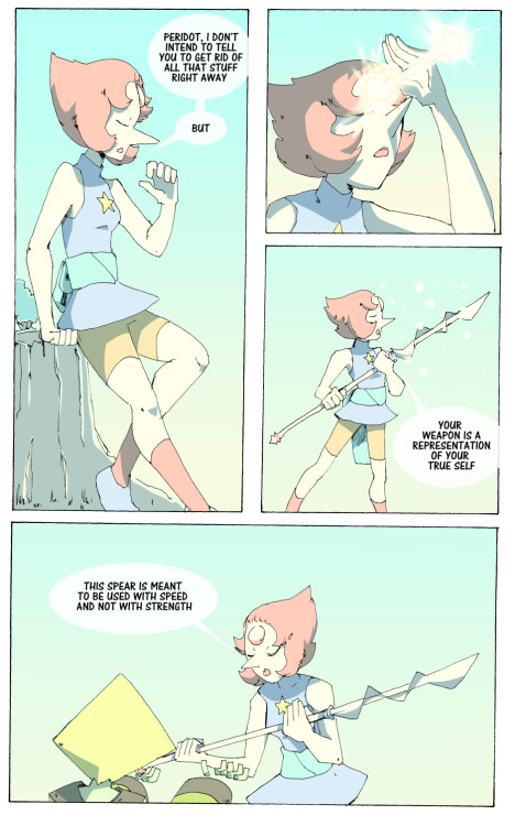 mimicteixeira:  FALLING STAR VII PART TWO! you can get the first part HERE on my gumroad store, is pay what you want! and you can support me getting the previus chapters HERE i really like this one, just pearl and peridot…. i swear is not pearlidot!