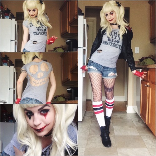 hjsteele:  dragonflyteaparty:  hjsteele:  Harley’s finished 😘  Senpai looks AMAZING  Thank you ☺️