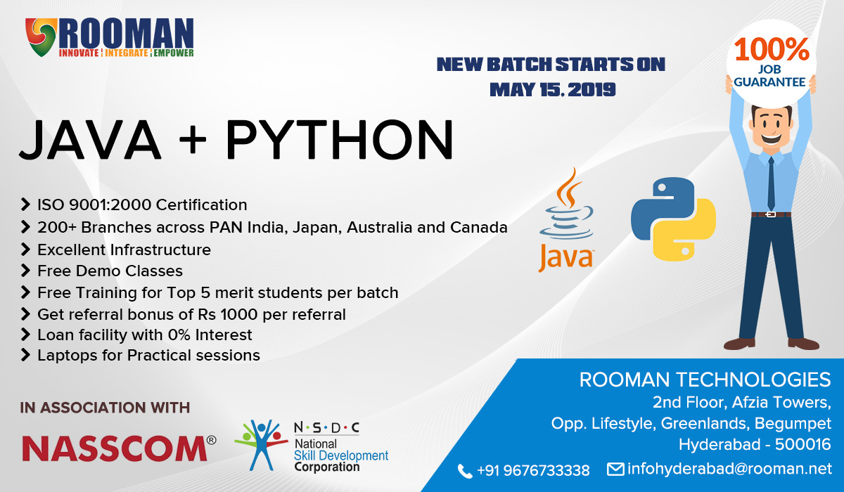 Java + Python Training Institute in Hyderabad on Tumblr