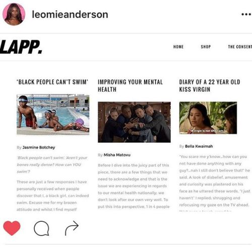 Are you a writer? @lappthebrand is searching for contributors to lappthebrand.com created by the wonderful @leomieanderson. Submit your piece to lappthebrand@gmail.com. Also nominate our girl for the @cosmopolitanuk bkogger awards for the ‘Best Use of Social Media’ for creating @lappthebrand 