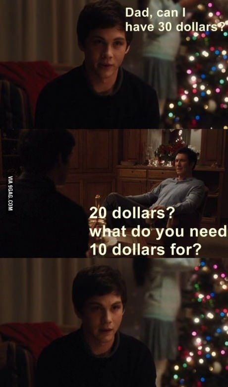 9gag:  Charlie’s got the best father