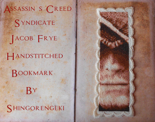 shingorengeki: Assassins Creed - Cross Stitch collection Added - Altair, Shay Cormac, Ezio Bookmark