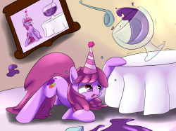 finalskies:  madacon:  My part of the art-trade with Heir-of-Rick Rick´s DA My DA  Berry Punch is an expert at drinking grape juice.   X3 Heeehee~! Oh, Berry~ &ldquo;Grape Juice&rdquo;. Suuuuuure. :P