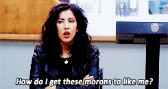 alyciadebnamcarcy:make me choose → allisaacs asked rosa diaz or gina linetti?