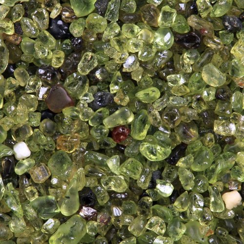 fuckyeahcrystals: This unique green sand is found on Papakolea Beach on the island of Hawaii.  