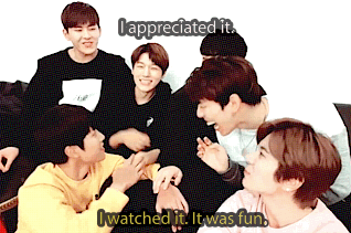 star-hoya: Dance machine no. 2 - ‘Woohyun’ finally giving INFINITE’s official dance machine - ‘Hoya’ some credit. XD