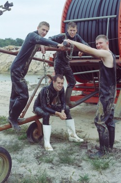 pigboysshowcase:  Everybody needs a really big roll of hose. PIGBOYS 2: Hog Heaven copyright Brian Douglas Ahern SHARE and REPOST