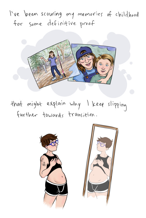 Officially 3 months on T, have a comic about it