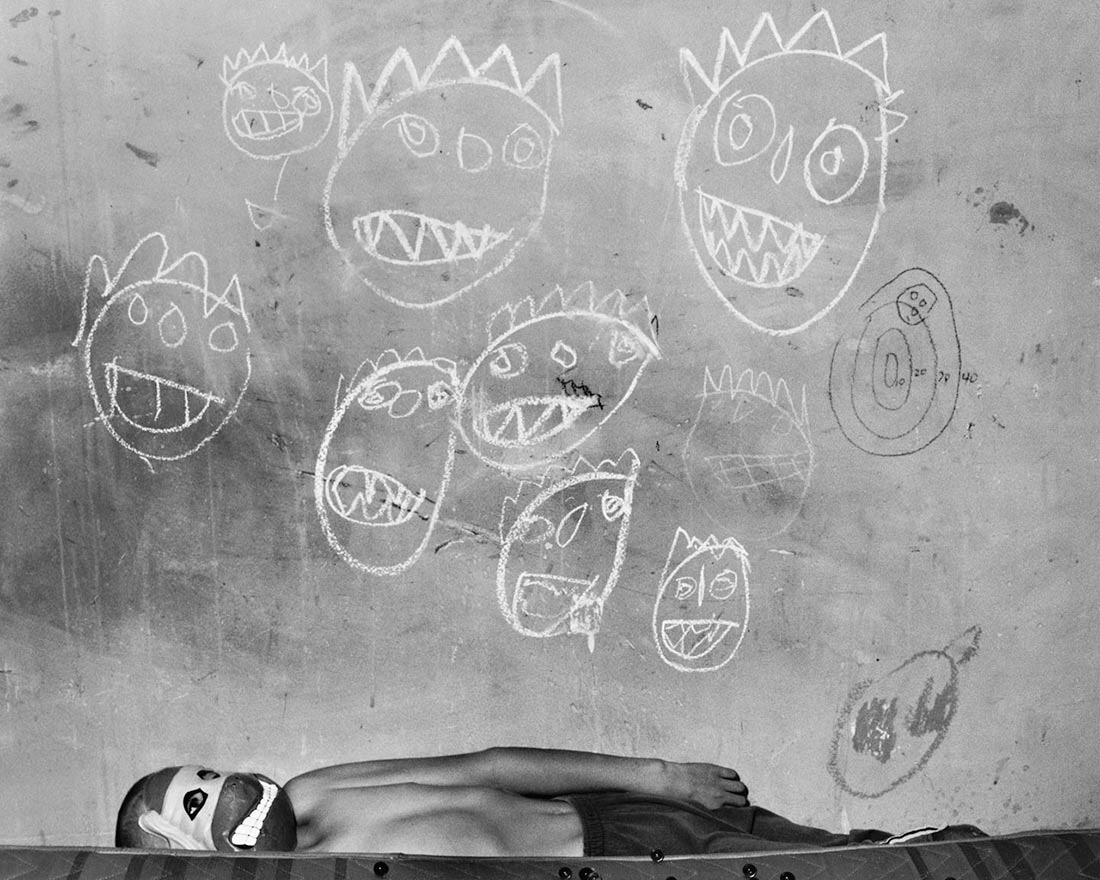 Roger Ballen - Room of the ninja turtles, 2003.